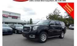 Trans
Automatic
This 2015 GMC Yukon SLE comes with alloy wheels, fog lights, roof rack, tinted rear windows, running boards, steering wheel media controls, Bluetooth, backup camera, power locks/windows/mirrors, separate rear climate controls, CD player,