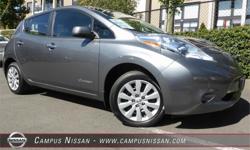 Make
Nissan
Model
Leaf
Year
2015
Colour
Grey
kms
26304
Trans
Automatic
Price: $22,500
Stock Number: JN2347
Interior Colour: Charcoal
**ZERO EMISSIONS**QUICK CHARGE**This grey 2015 Nissan Leaf S w/ Quick Charge is a great choice for an all-electric