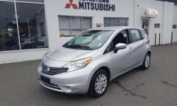 Make
Nissan
Model
Versa Note
Year
2015
Colour
Silver
kms
41100
Trans
Automatic
Pre-owned Silver 2015 Nissan Versa Note SV is in superb condition, and fully inspected by our certified mechanics
Local BC vehicle and never been into any accident
Carproof,