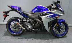 2015 Yamaha YZF-R3 Sport *NEW - with Extras* $5364.97
Not your average R3. This brand new 2015 comes with an Akrapovic exhaust, Yamaha colour matched solo seat and a Yamaha tinted windscreen (we give you all the stock parts as well). This R3 is on sale