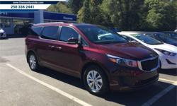 Make
Kia
Model
Sedona
Year
2016
Colour
Burgundy
kms
42170
Trans
Automatic
Price: $24,980
Stock Number: Z2958A
Interior Colour: Grey
Engine: V-6 cyl
Fuel: Regular Unleaded
Compare at $26995 - Sue's Price is just $24980! This 2016 Kia Sedona is for sale on