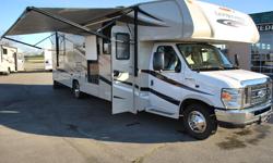 Roomy, open and comfortable, describes this floor plan. This motorhome is a dream to drive and easy and park. Features include
-Double pane windows
-Backup and side view cameras
-Theatre seating
-Generator
-Roof and dash A/C
-Firestone air bags
-Passenger