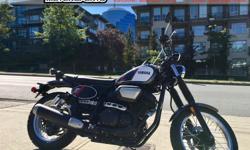 2017 Yamaha SCR 950 Street Motorcycle * SALE !!! * $8999.
A fun street bike that hearkens back to the days when riding meant Fun, Friends, and Adventure.
The scrambler look is re-invented in the SCR 950 with its wide handlebars that are comfortable when