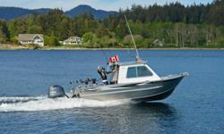 This boat was traded in for another model and is as-new! It only has 1 hour on the engine and is in brand new condition. It has been tested and inspected and is ready to go! Come see this 21'-0" Runabout Hard top at the manufacturer's lot in Sooke, BC.