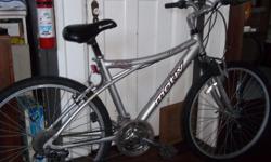 Motiv ca-480 twenty one speeds bike, 19" frame, 26" wheels,Shimano gears . Clean and in excellent condition.