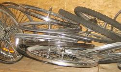 24 inch front and rear rims
chrome steel and aluminum
tubes available
$20 and up
Email or call ANY time 604 800 2104 (Kelowna)