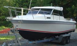 1990 24 foot Monaro EX with Highliner tandem axle galvanized trailer. Tuned up and ready to go for the boating season. Maintenance all done and ready to fish, cruise, or whatever you choose. Very clean and well maintained, this boat is in great shape and