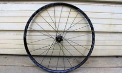 -24 hole 26" ( X 20mm inside width and 25.6mm outside width) EA70 XL Easton Rim Mounted on Easton 142mm X 12mm AX4 hub with straight pull spokes
-Free Hub is in excellent working condition
-Rim is straight with no flat spots and includes the rim strap -