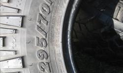 2 - tires -295/70 R 17 NITTO TRAIL GRAPPLER MT - 180.00 FOR THE PAIR , OBO