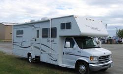 Ford E450 Heavy Duty chassis, V10, rear queen island bed, sleeps 8, 4.0KW onan generator, new michelin tires, SS wheels, hd trailer hitch, outdoor entertainment center, power and heated side mirrors, pw,pdl, remote entry, alarm system, Exc. cond., May
