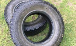 30$ per tire. 2 LT 235/75/R15 approximately 30% tread life left on each tire.