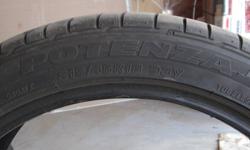 I am selling 2 Bridgestone Potenza tires - 215/45R18.  Asking $200.00 obo for both.  Cost $300 each when new.