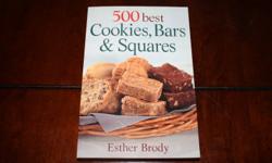 Two Cookbooks, one titles 500 best Cookies, Bars and Squares and the other is called Slow and Easy Slow cooker cookbook. Both are like new.