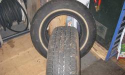 For sale, nearly new, 205/75/14 M+S Motomaster tires. Excellent condition, lots of wear left. Asking 45.00