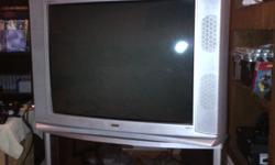 Selling a 32 inch RCA television. Comes with stand as seen in picture (nintendo not included). Very good condition and works great. Asking $200 OBO. Call 774-6884.