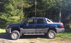 Make
Chevrolet
Model
Avalanche 2500
Year
2006
Colour
Blue
Trans
Automatic
One of kind fully loaded beautiful '06 Avalanche 2500!
Every option available
*power windows, doors, heated lumbar seats etc
*Leather Interior (gray)
*Shift on the fly 4 wheel