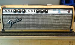 Well Folks, It breaks my heart but I'm selling my '68 Bassman. This thing is tripped out and not for the faint of heart. The first Channel is a Marshal Plexi design and the second channel is a coveted '64 blackface conversion. The Bias has been converted