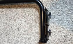 Never used, three bicycle carrier, 2 inch hitch.