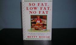 1986 Dieting with the Duchess Secrets and sensible advice for a great body
1984 Plan Weight Watchers Fast & Fabulous Cookbook
1993 Betty Rohde over 200 recipes for food you love to eat
1996 First Edition Bob Greene & Oprah Winfrey aJournal of daily