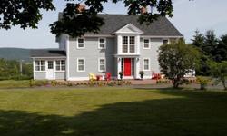 This prominent Annapolis Valley home was built by the Ryerson family in 1803, and purchased by Yorkshire native James Horsfall in 1871. It continued to be in the Horsfall family until acquired by the current owners in 2006, who embarked on an extensive