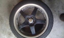 I am selling 4 Michelin X-Ice II winter tires sized 215/45/R17. I bought them in November 2010 so they were used for only one winter (4 months). They are in great shape (over 90% tread) and they come mounted and balanced on MSR rims. The rims look ok from
