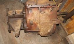 1972 Standard transmission and tranfer case from a 3/4 ton GMC
In good runing order $100.00 each OBO