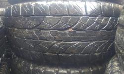 4 used LT-265/70/17 Yokohama geolander A/T-S 10ply 65% remaining
Posted with Used.ca app