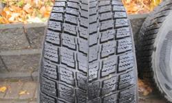 Tires & rims used only 2 seasons ( bought a truck). 80% tread left to take you thru the winter safely. Nexen 235/70 R16 tires and rims were over $1,400.00 new.