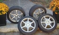 Eagle Alloys
205 / 50 R16 87H Toyo steel belted radial tubeless
2 tires like new, 2 with some wear
