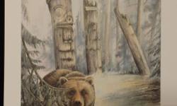 50 % OFF SUE COLEMAN POWER OF THE BEAR ARTISTS PROOF LIMITED EDITION. As new perfect condition for framing, Power of The Bear artists proof #04. 50 artists proofs and limited edition of 350, this image was released in 1988, image is 20" by 26" Please