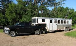 5 horse slant featherlite trailer for sale
 
This trailer is always kept clean and well cared for
 
Large carpeted dressing room, with screen camper door and wired with 110/power, horse area is insulated, walls & floor are lined with rubber mats, padded