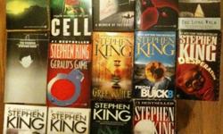I'm Selling my Stephen King Collection. 2 for 5$ or one for 3$. All are in good condition, some are even in excellent condition. All from a non-smoking home, and taken care of. Stephen King:The TommyknockersCellThe Dark HalfThe Long WalkThe