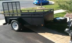 5x8 utility trailer in excellent condition, radial tires with spare,
Solid square tubing construction,
Rear ramp, 3500lbs axel, 2" receiver...
You will not be disappointed
$1000 FIRM
This ad was posted with the Kijiji Classifieds app.