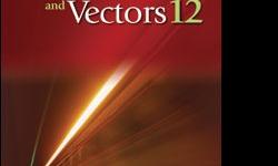 Calculus and Vectors 12Author : ErdmanPublisher: Mcgraw Hillgood condition and no highlights.