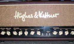 2 channel, 50 watts.  Loads of features. Comes with footswitch and protective cover.  Very good condition. Check the link for all features and specs.
http://www.hughes-and-kettner.com/products.php5?id=118&prod=Statesman%20DUAL%20EL34