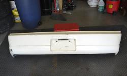 rear late 80's firebird rear bumper cover in good shape just a few scrapes just needs to be sanded and repainted
