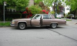 Make
Cadillac
Model
Fleetwood
Year
1984
Colour
lilac brown
kms
178637
Trans
Automatic
WINTERIZED! A-1 Shape, " Air Cared" SEE BELOW FOR STATS ON LAST AIR CARE LAST FEB/14 ,Better Than New! Classic, Antique, 1984 Cadillac Fleetwood Brougham D'elegance,