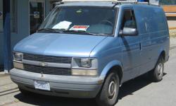 Make
Chevrolet
Year
1997
Colour
blue
Trans
Automatic
kms
297900
First owner used it as a carpenter's work vehicle/camper van with the two front seats and a built in wooden bunk in the back. Second owner aquired it just a few years ago, hasn't driven it