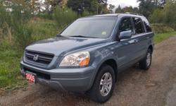 Make
Honda
Model
Pilot
Year
2005
Trans
Automatic
kms
260124
Looking for a Spacious, Comfortable, and Dependable SUV for the Family?
Well look no further!!! This Honda Pilot is all that and more!
This Honda Pilot has an Amazing History! It comes with a