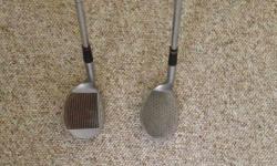 Acclaim Sand Wedge Right Hand - 2 For Sale
Oversize weighted head
Large spoon face.
Steel shaft 35" DOT Face Photo right
Steel shaft 36" Groove Face Photo left
Very good condition.
$40 Each
************************************