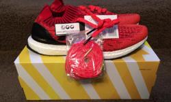 Adidas Ultra Boost Uncaged Olympic Red Size 9 for sale. Deadstock.