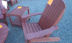 Adirondack Chairs and Tables by Breezesta NEW Various Styles in Redwood colour Fanback version starting at $269
Have a seat. You'll instantly feel the difference that quality materials and attention-to-detail make.
Maintenance free poly furniture is as