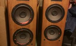 I have for sale a pair of Advent Heritage dual sub house speakers. There isbanbitnof peeling around the subs that reflects the price. But other than that these speakers really pound out great sound. 150 watts RMS. Perfect for students or in a man cave .