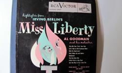 Irving Berlin's "Miss Liberty" with Al Goodman and his orchestra. The album contains three of the four record set.