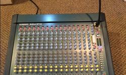 Allen & Heath MixWizard wZ3 16 channel mixer in excellent condition.
$500. Sells for $1000 new.
