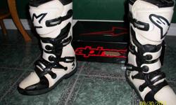 size 12 alpinestars boots reson for selling they are to big like new never used them  call 519-728-1259