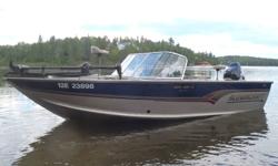 2000 Alumacraft Trophy Sport Elite Series 175 with 2005 140 hp Suzuki and EZLoader HD Trailer. Hummingbird GPS and Lowrance electronics. Minnkota Max 24 volt trolling motor. 3 new batteries, storage cover, 4 seats + 2 bike seats. Onboard charger, new