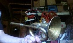 From a horseless carriage in the turn of the century solid brass excellent condition $75 or best offer. 250-836-2748