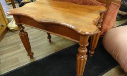 Beautiful antique refinished mahogany sofa hall table from the 1880's with scalloped edging.
Measures 36" long x 23" deep x 30" high
The Old Attic
Vintage ~ Antiques
Retro ~ Modern
Old ~ New
Open Daily, 10am - 5pm
7925 E. Saanich Rd.
778-426-1660
EMAIL: