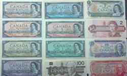 I have a small collection of bills some very rare. Some just rare. They make great gifts for all ages. My teenage son thought the paper loonie was really cool. Grandpa's would reflect on the last time they saw one of those old bills. Or just great for any